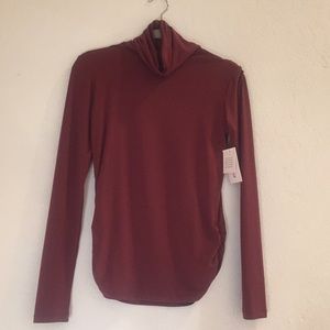 Brand new burgundy turtleneck